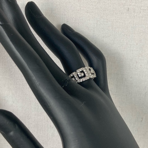 Ring, signed 14k GP - Picture 2 of 5